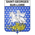 Saint-Georges-sur-Loire 49 ville Stickers blason autocollant adhésif