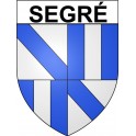 Segré 49 ville Stickers blason autocollant adhésif