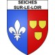 Seiches-sur-le-Loir 49 ville Stickers blason autocollant adhésif