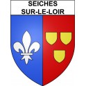 Seiches-sur-le-Loir Sticker wappen, gelsenkirchen, augsburg, klebender aufkleber