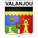 Valanjou Sticker wappen, gelsenkirchen, augsburg, klebender aufkleber