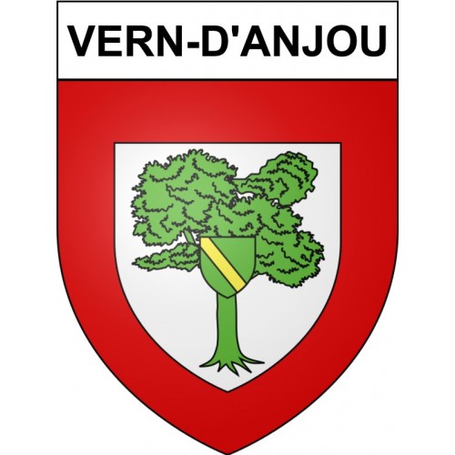 Adesivi stemma Vern-d'Anjou adesivo