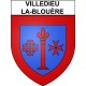 Stickers coat of arms Villedieu-la-Blouère adhesive sticker