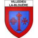 Villedieu-la-Blouère 49 ville Stickers blason autocollant adhésif