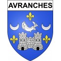 Stickers coat of arms Avranches adhesive sticker