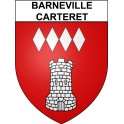 Barneville-Carteret Sticker wappen, gelsenkirchen, augsburg, klebender aufkleber
