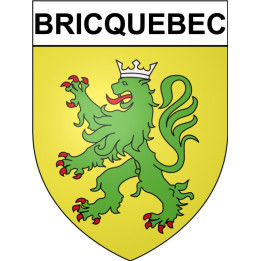 Bricquebec Sticker wappen, gelsenkirchen, augsburg, klebender aufkleber