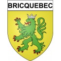 Stickers coat of arms Bricquebec adhesive sticker