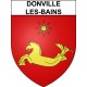 Donville-les-Bains 50 ville Stickers blason autocollant adhésif