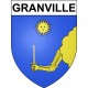 Pegatinas escudo de armas de Granville adhesivo de la etiqueta engomada