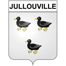 Jullouville 50 ville Stickers blason autocollant adhésif