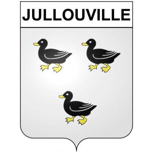 Jullouville Sticker wappen, gelsenkirchen, augsburg, klebender aufkleber