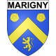 Marigny 50 ville Stickers blason autocollant adhésif