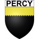 Percy 50 ville Stickers blason autocollant adhésif