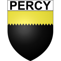 Percy Sticker wappen, gelsenkirchen, augsburg, klebender aufkleber