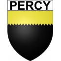 Percy Sticker wappen, gelsenkirchen, augsburg, klebender aufkleber