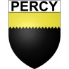 Pegatinas escudo de armas de Percy adhesivo de la etiqueta engomada