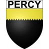 Percy Sticker wappen, gelsenkirchen, augsburg, klebender aufkleber