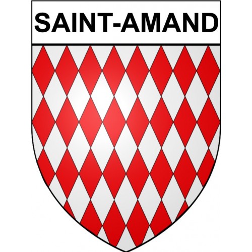 Saint-Amand Sticker wappen, gelsenkirchen, augsburg, klebender aufkleber