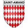 Saint-Amand 50 ville Stickers blason autocollant adhésif