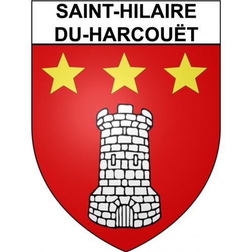 Adesivi stemma Saint-Hilaire-du-Harcouët adesivo