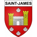 Stickers coat of arms Saint-James adhesive sticker