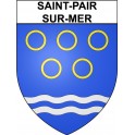 Stickers coat of arms Saint-Pair-sur-Mer adhesive sticker