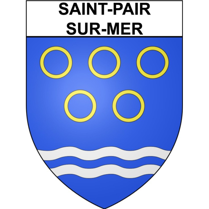 Stickers coat of arms Saint-Pair-sur-Mer adhesive sticker