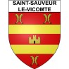 Stickers coat of arms Saint-Sauveur-le-Vicomte adhesive sticker