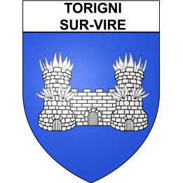 Torigni-sur-Vire Sticker wappen, gelsenkirchen, augsburg, klebender aufkleber