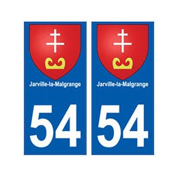54 Jarville-la-Malgrange blason autocollant plaque stickers ville