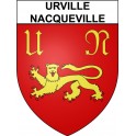 Stickers coat of arms Urville-Nacqueville adhesive sticker