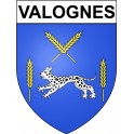 Pegatinas escudo de armas de Valognes adhesivo de la etiqueta engomada