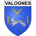 Valognes 50 ville Stickers blason autocollant adhésif