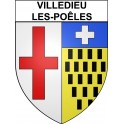 Stickers coat of arms Tourlaville adhesive sticker