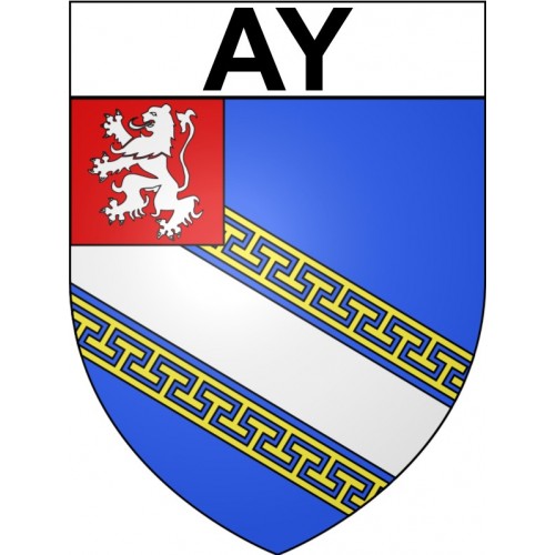 Ay 51 ville Stickers blason autocollant adhésif