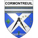 Cormontreuil 51 ville Stickers blason autocollant adhésif