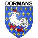 Stickers coat of arms Dormans adhesive sticker