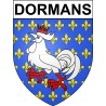 Adesivi stemma Dormans adesivo