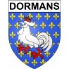 Dormans Sticker wappen, gelsenkirchen, augsburg, klebender aufkleber