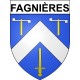 Fagnières 51 ville Stickers blason autocollant adhésif