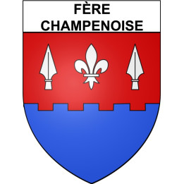 Stickers coat of arms Fère-Champenoise adhesive sticker