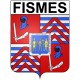 Fismes 51 ville Stickers blason autocollant adhésif