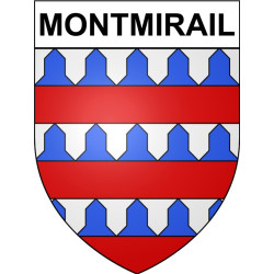 Adesivi stemma Montmirail adesivo