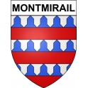 Montmirail 51 ville Stickers blason autocollant adhésif