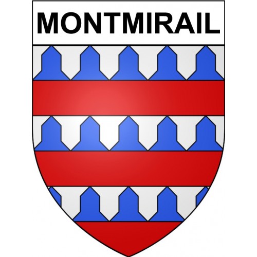 Montmirail 51 ville Stickers blason autocollant adhésif