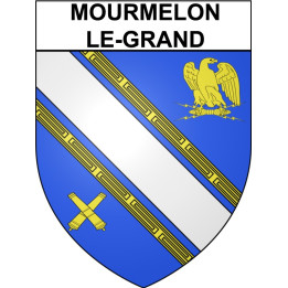 Mourmelon-le-Grand 51 ville Stickers blason autocollant adhésif