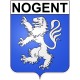 Pegatinas escudo de armas de Nogent adhesivo de la etiqueta engomada
