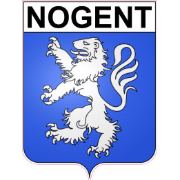Nogent 51 ville Stickers blason autocollant adhésif