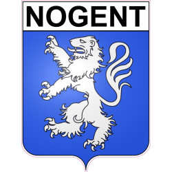Adesivi stemma Nogent adesivo